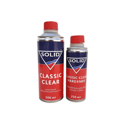 Лак 2K SOLID CLASSIC CLEAR 500+250мл